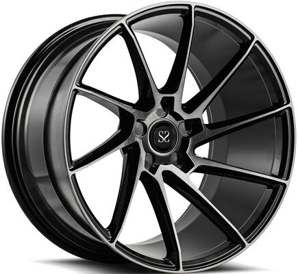 Mâm xe rèn 1 mảnh 18x8.0 màu đen mờ, mặt bóng tùy chỉnh cho Audi A1