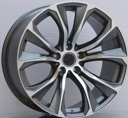 Gun Metal Gia công vành xe với PCD 5x120 cho BMW X6 / Màu Tùy chỉnh vành 20 inch Bánh xe hợp kim rèn