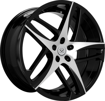 19 inch màu đen mặt máy chrome 5 * 120 1 mảnh bánh xe đua vành