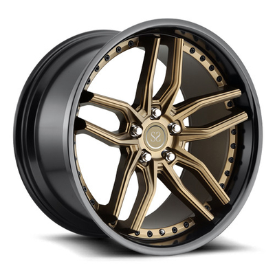 18-22 inch tùy chỉnh 2 mảnh rèn sâu môi bánh xe lõm vành cho xe sang trọng
