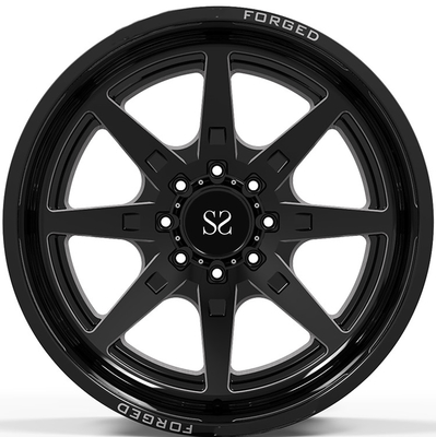 Phay đen 22x10, 22x12 và 22x14 Màu đen Windows Wheels Wheels / Deep Lip Rèn ra đường vành