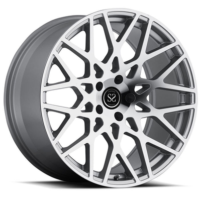 Vành bánh xe 20 inch cho Audi Q7 / Bạc được gia công tùy chỉnh 20 inch 5x130 Vành hợp kim rèn