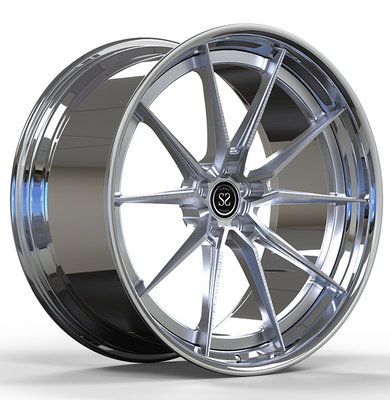 20X10.5 22x12 Bánh xe rèn hai mảnh được đánh bóng bằng hợp kim nhôm cho Audi RS5