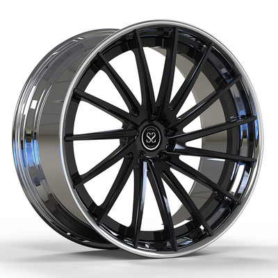 Audi Rs6 5 X 112 Vành 6061-T6 Hợp kim nhôm 20 inch 2 mảnh Vành Ba Lan Ba ​​Lan + Đĩa đen