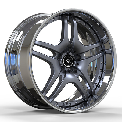 Benz Cls Custom 20 inch 2 mảnh Bánh xe rèn màu xám Ba Lan 5x112