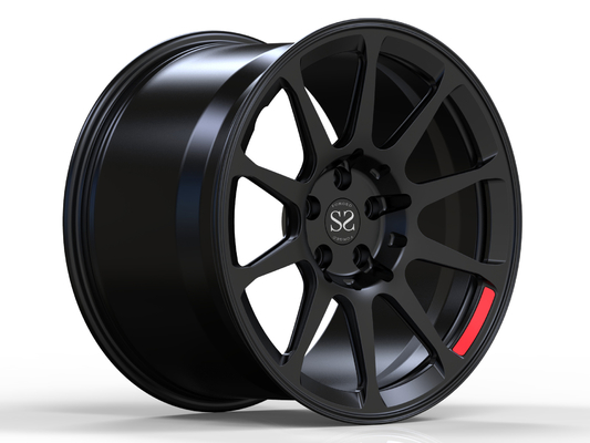 Bánh xe ô tô giả mạo Monoblock màu đen mờ 20 inch cho vành hợp kim nhôm Audi R8