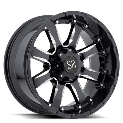 Ford Ranger 20 22 24 inch Bánh xe nhôm rèn PCD tùy chỉnh 5 X 127 6 X 139,7 5 X 150 6 X135 Matt Black