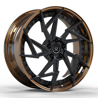 Thích hợp với Audi A3 Custom Bronze 2-PC Rims hợp kim rèn 18 và 19 inch 5x112 Bolt Pattern