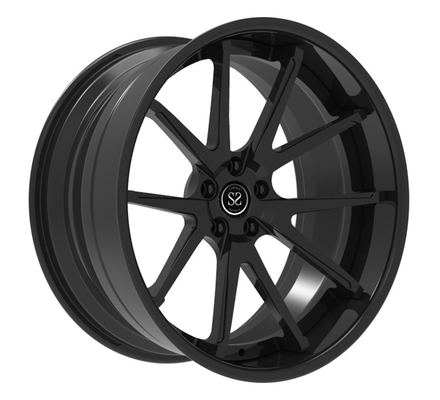 21x10 21x12 5x130 5x112 Bánh xe so le Satin đen rèn cho CL63