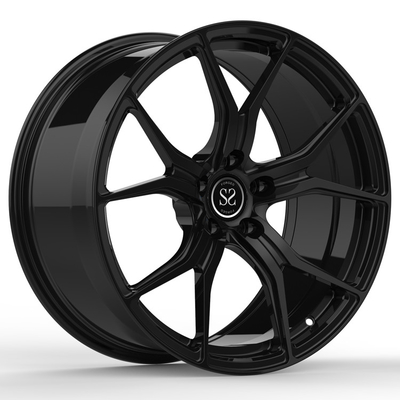 Hợp kim bóng Đen Monoblock 1 mảnh Bánh xe rèn 19 inch so le 19x8.5 19x9.5 cho Series3 G20