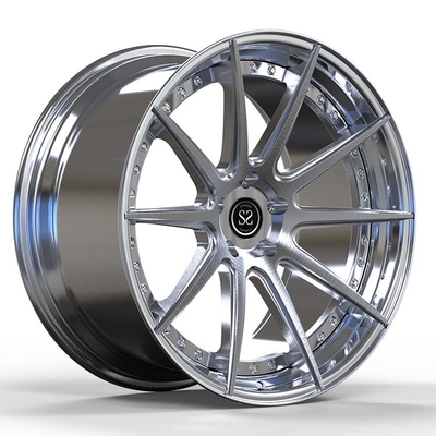 Bánh xe rèn 2 PC được chải đánh bóng cho BMW X4 Vành xe hợp kim 19 inch so le