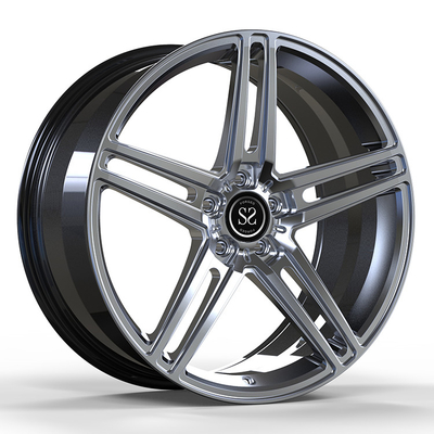 5x112 Bánh xe rèn 1 mảnh có hoa văn PCD Bạc cho Mercedes GLS